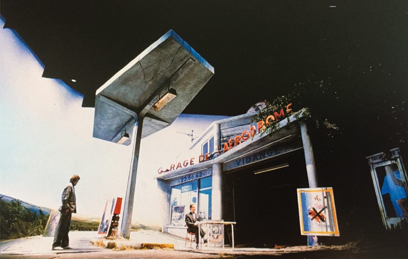 6. Authouart, décor pour la pièce de théâtre La Station Service de Gildas Bourdet, 1982